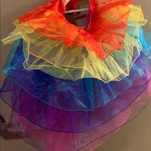 Rainbow rave tutu
